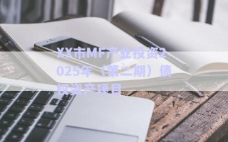 XX市MF產業(yè)投資2025年（第二期）債權資產項目