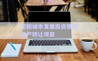 滎陽城市發(fā)展投資債權(quán)資產(chǎn)轉(zhuǎn)讓項目