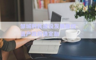 鄒城利民建設發(fā)展債權資產(chǎn)政府債定融 鄒城利民建設發(fā)展債權資產(chǎn)政府債定融